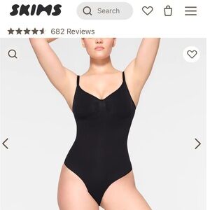 Skims Sculpting Bodysuit with Snaps. L/XL.